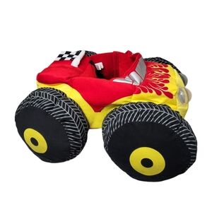 FAO Schwarz Plush Race Car Costume Sound Lights Dress Up Play Halloween Size 3-7